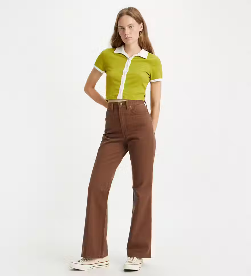70's Movin’ On High Rise Flare Jeans - Brown | Levi's® US | LEVI'S (US)