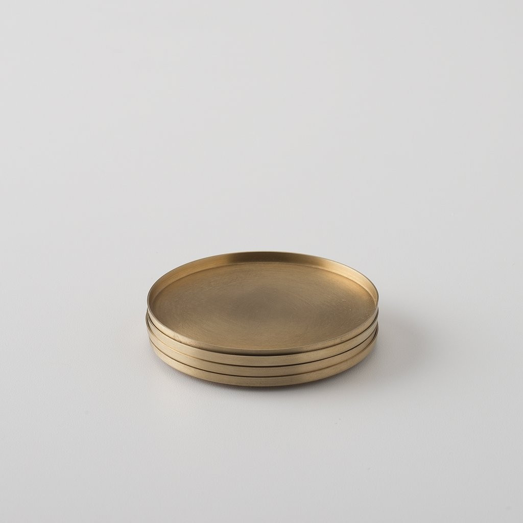 Brass Coaster Set | Schoolhouse