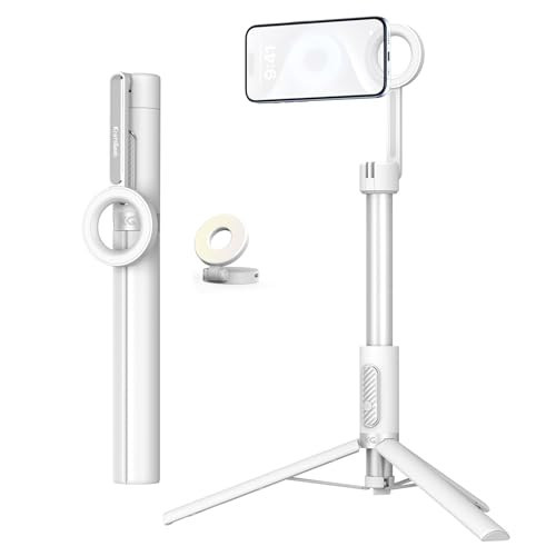 KraftGeek Magnetic Tripod for iPhone, for Magsafe Pocket Selfie Ring Light | Amazon (US)