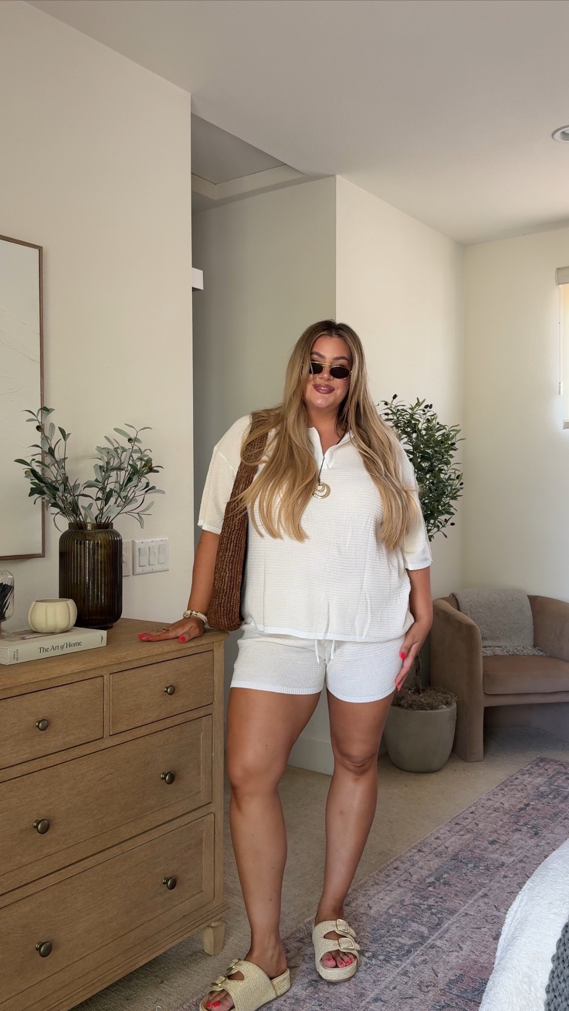 amazon summer outfit ❤️‍🔥 wearing size XL 

Set is almost 40% off ✨

#LTKSaleAlert #LTKSeasonal #LTKMidsize
