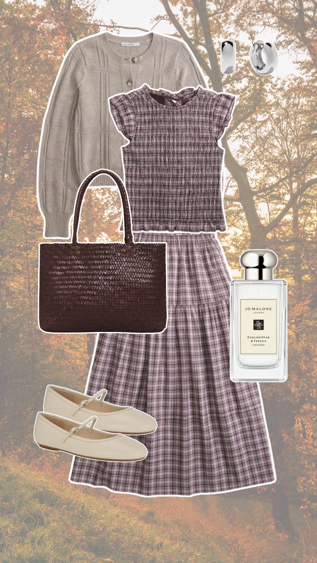 fall outfits. plaid skirt. plaid maxi skirt outfit. fall tote bag. abercrombie

#LTKSeasonal #LTKSaleAlert #LTKgrwm