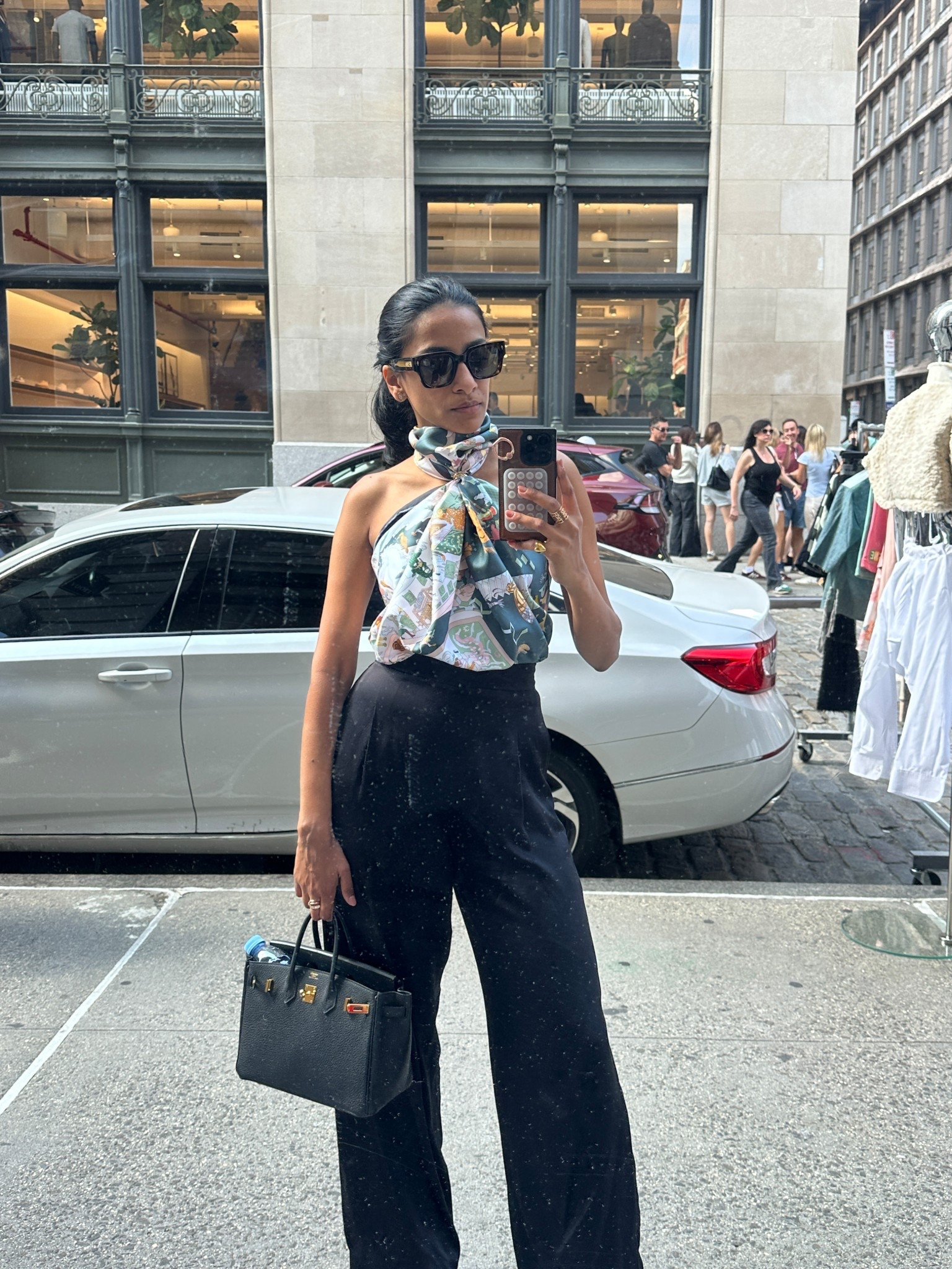 Scarf as a top outfit idea 

#LTKSeasonal #LTKNYFW #LTKFallSale