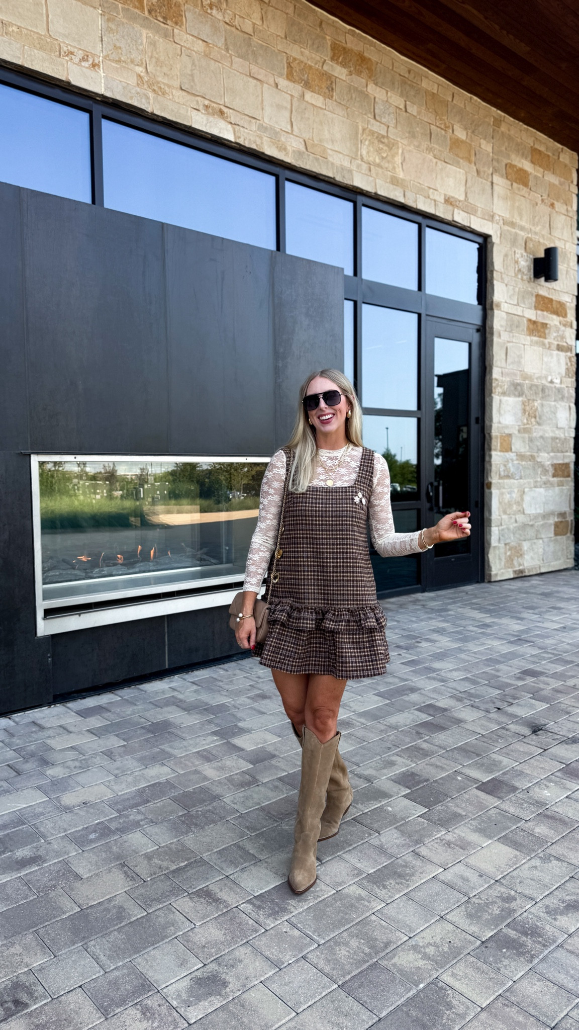 LTKCon outfit, cider dress, fall outfit 

#LTKCon #LTKShoeCrush #LTKFindsUnder50