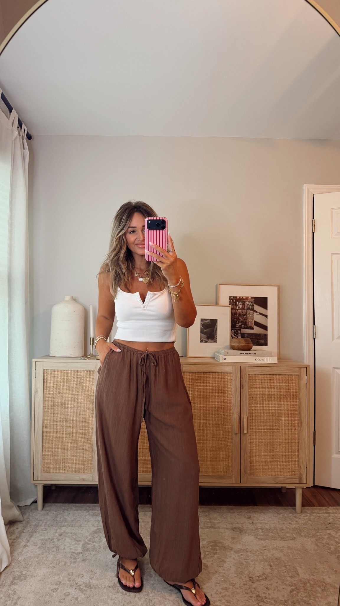25% off dresses, plus an extra 20% off with code AFLTK size S top, size S tall pants! LOVE these crinkle balloon pants. these have a relaxed fit. the style is SO cute!!! abercrombie, summer outfit

#LTKootd #LTKxAbercrombie #LTKSaleAlert
