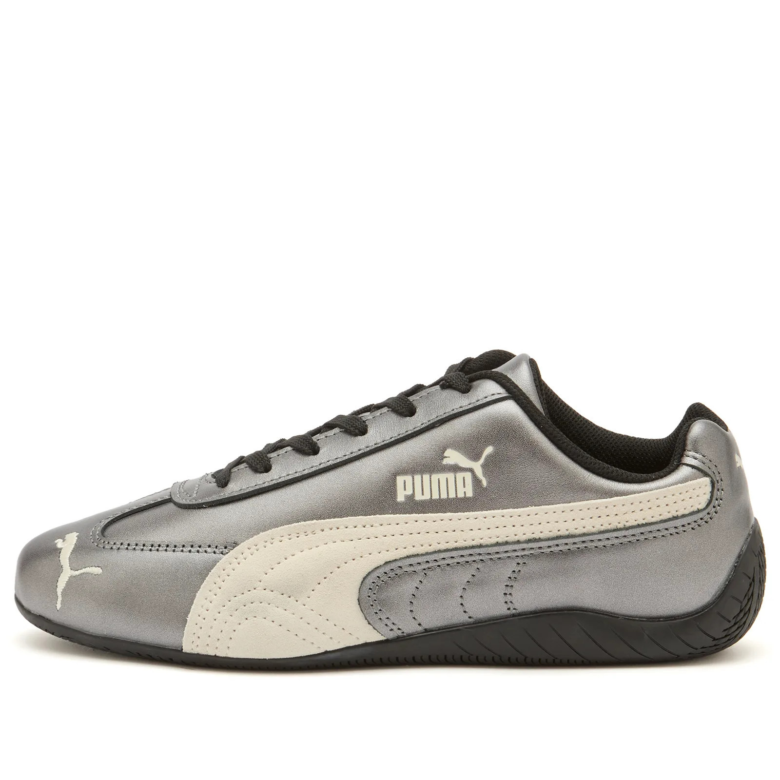 Puma Speedcat Metallic Sneaker in Black/Warm White, Size UK 9.5 | END. Clothing