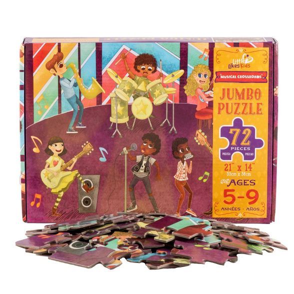 Little Likes Kids Crossroads Kids' Jumbo Puzzle - 72pc | Target