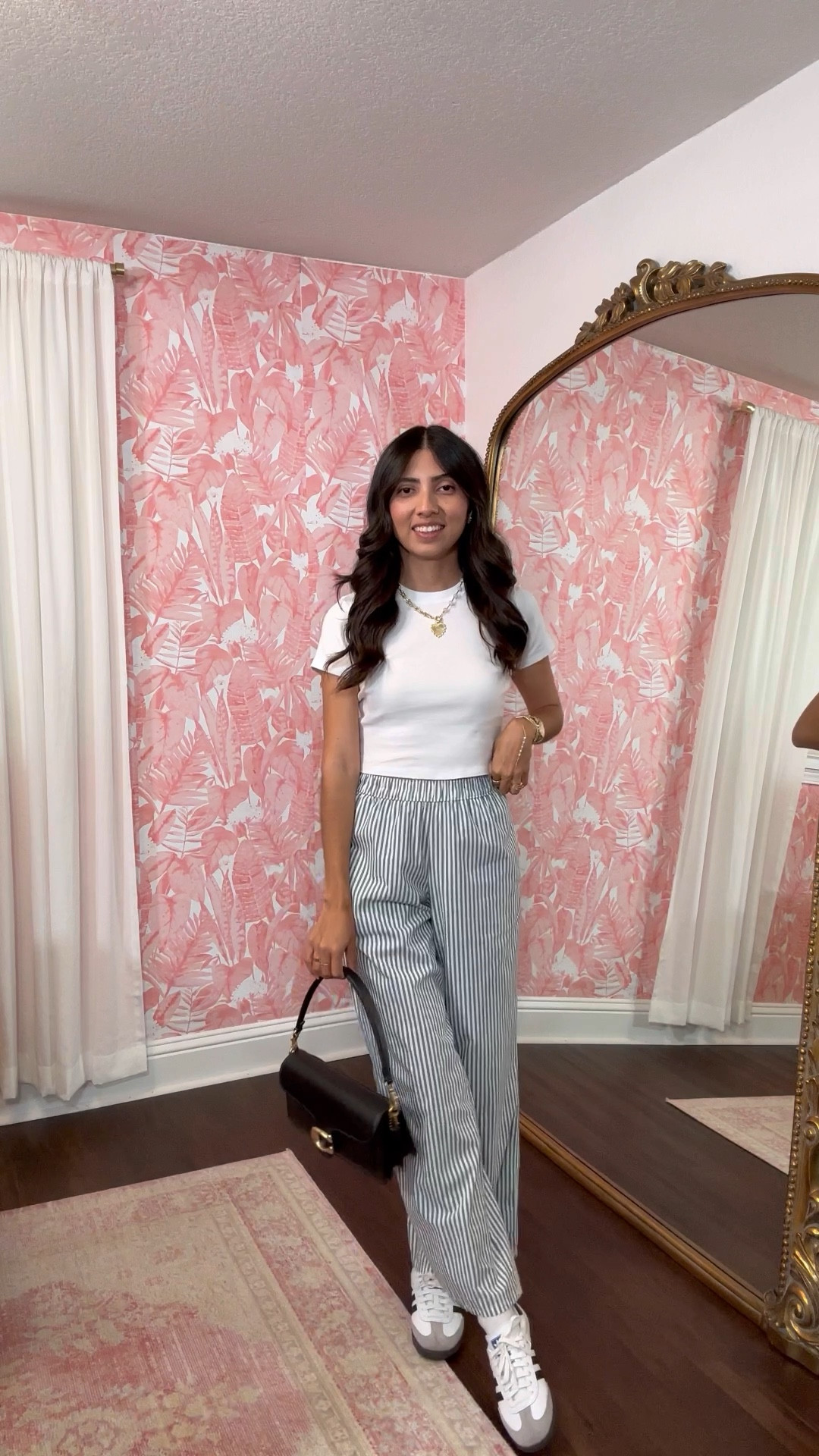 easy summer outfit ☀️🫶🏼 comment “shop” for a direct link or head over to my bio 🔗 

#outfitideas #outfitinspo #casualstyle #stylereel summer fashion, summer outfit ideas, easy outfits, ootd, summer style, Pinterest aesthetic, affordable outfit, samba adidas outfit 

#LTKVideo