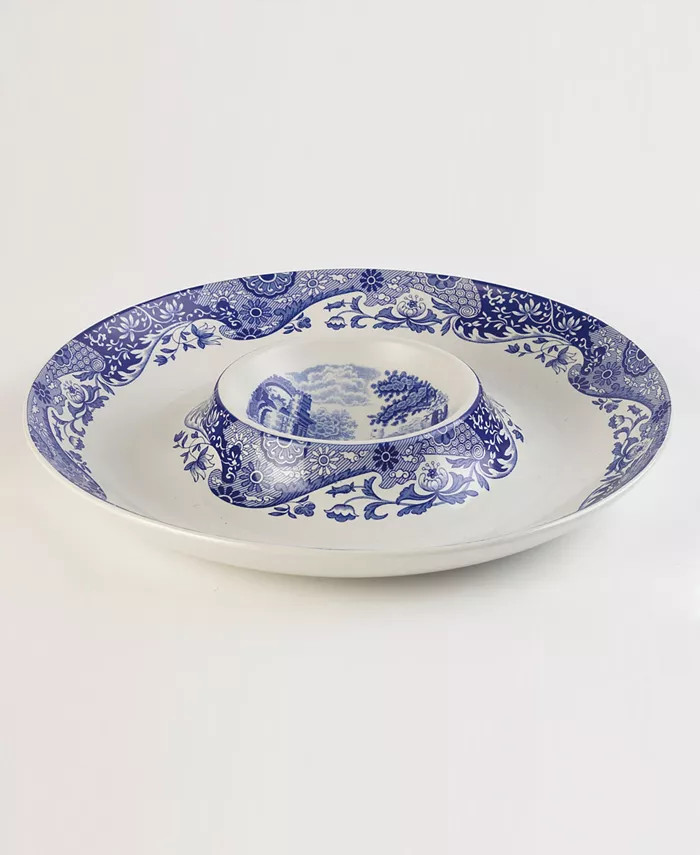 Dinnerware, Blue Italian Chip & Dip, 14.5" | Macy's Canada