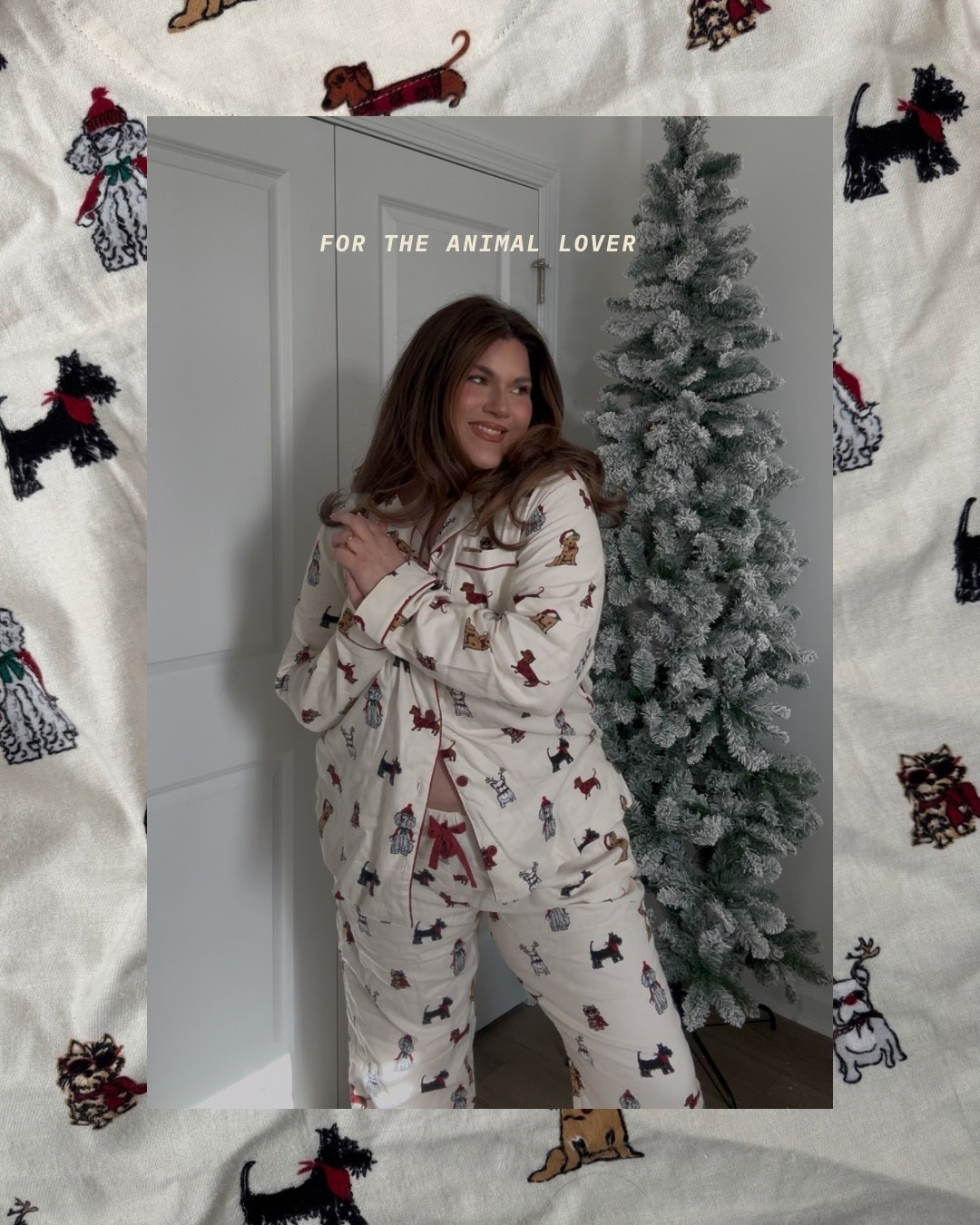 The cutes holiday pajamas featuring pups. Wearing an XL!

#LTKHoliday #LTKFindsUnder50 #LTKMidsize