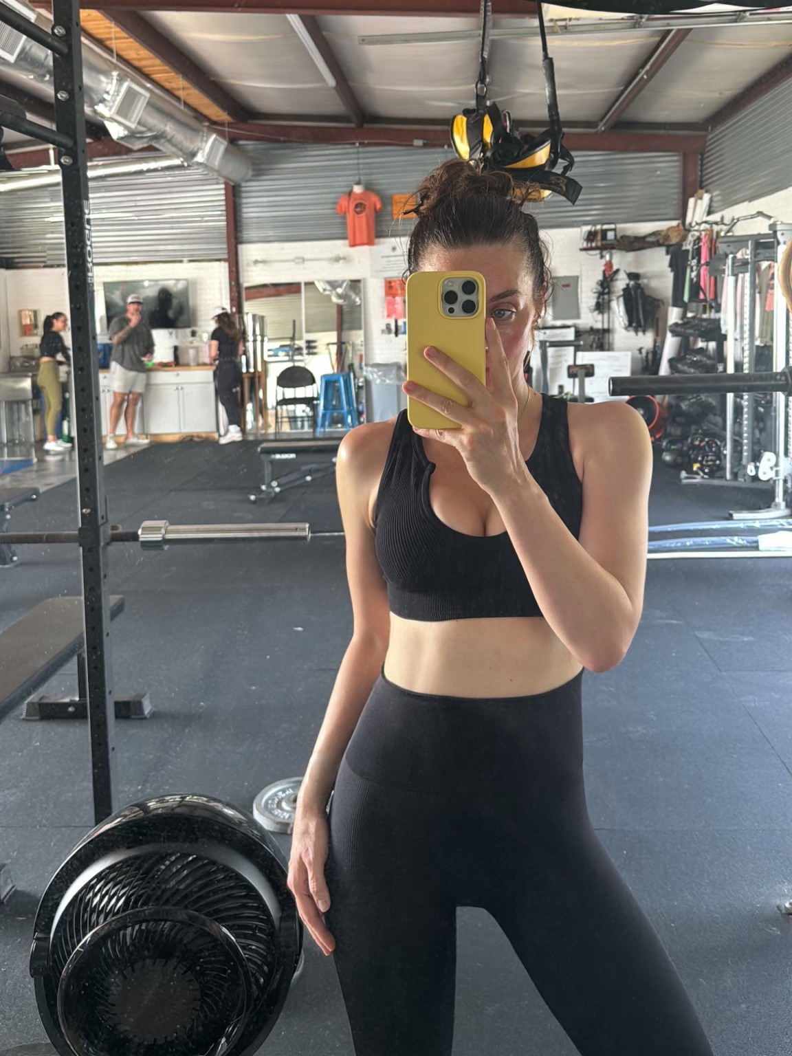 My go-to black sports bra