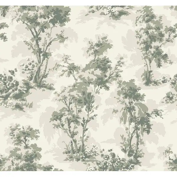 Chris Loves Julia x A-Street Prints Sainsbury Sage Forest Wallpaper - Bed Bath & Beyond - 4332245... | Bed Bath & Beyond