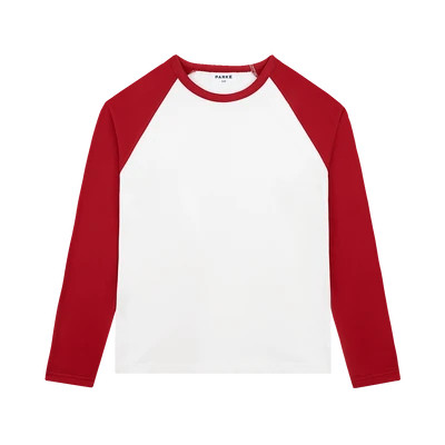 Raglan Long Sleeve T-Shirt - Cola | Parke