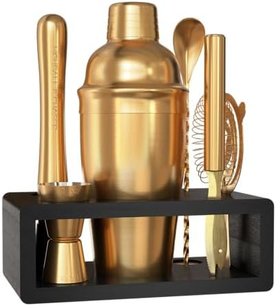 Highball & Chaser Cocktail Shaker Set: Bartender Kit for Home Bar Mixology Cocktail Bar Set Plus ... | Amazon (US)
