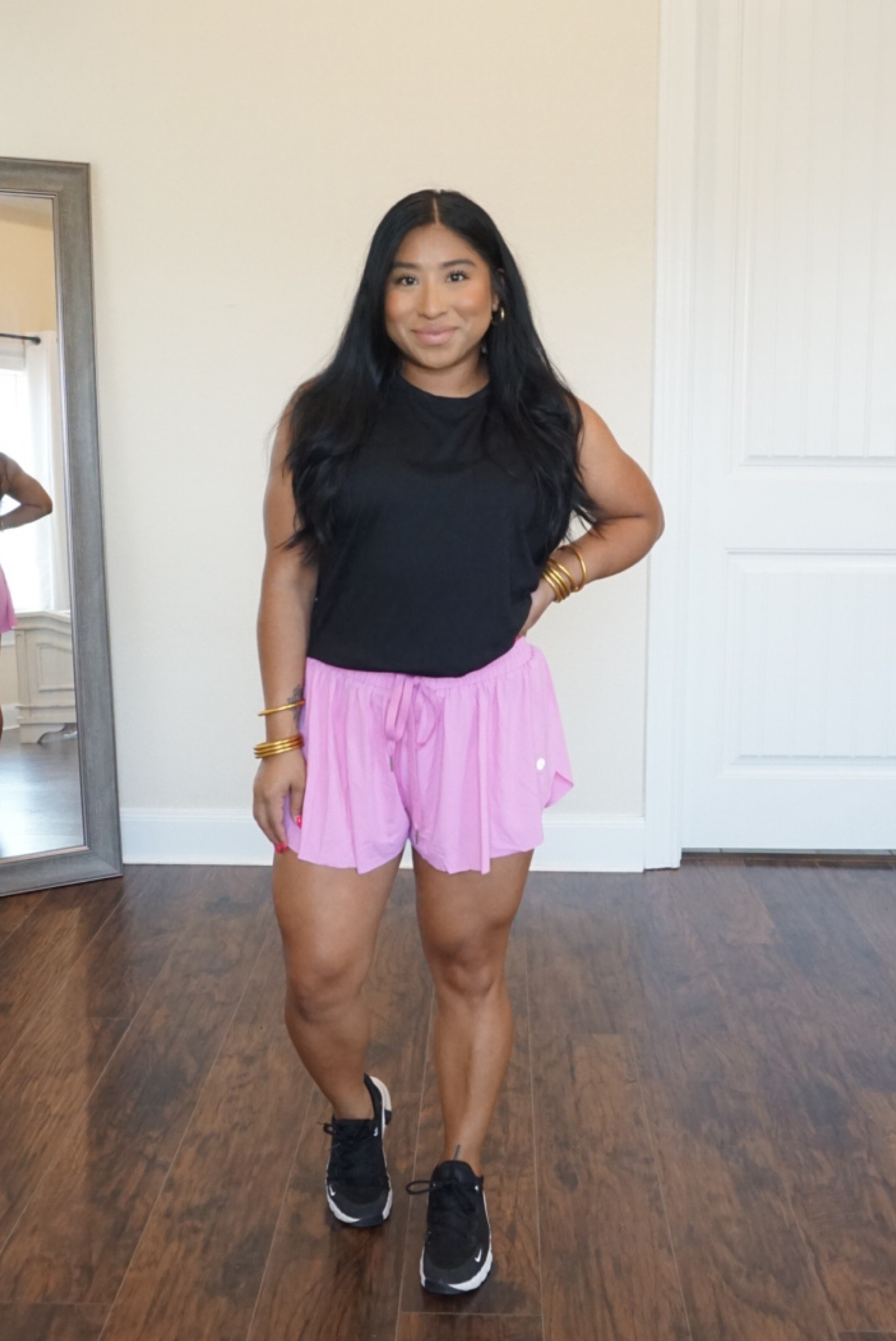 Shorts & tank size small
Sneakers size 6 

#LTKstyletip #LTKSeasonal #LTKfit