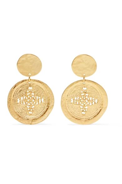 Gold-tone earrings | NET-A-PORTER (UK & EU)
