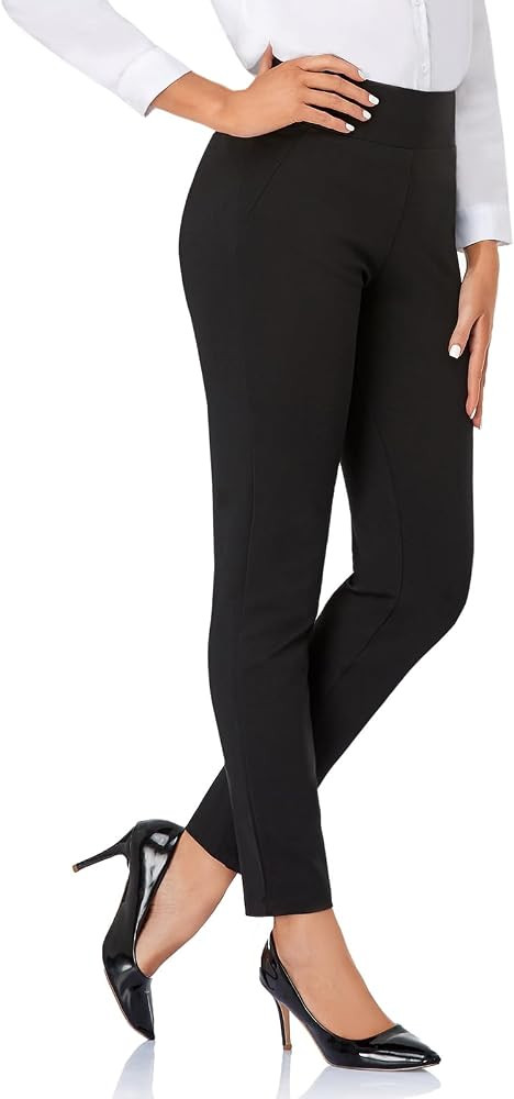 Tapata Women's 26''/28''/30'' Skinny Dress Pants High Waist Slacks for Office Work Business Casua... | Amazon (US)
