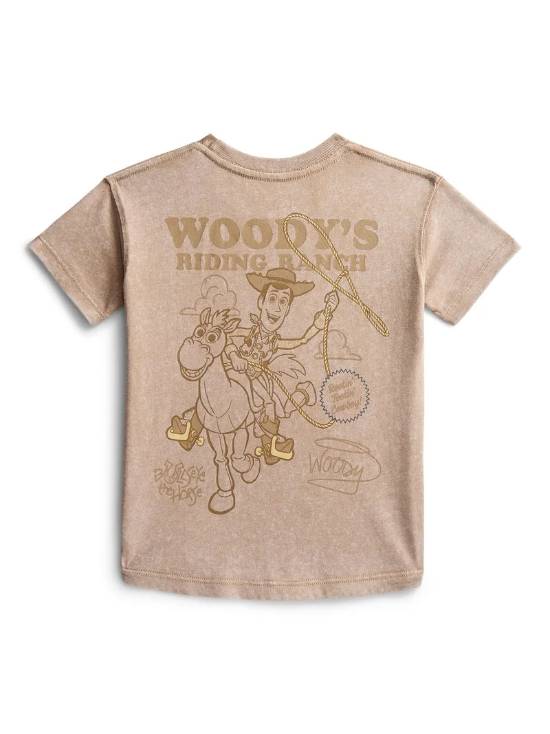 Toy Story Woody Toddler Graphic Crewneck Tee with Short Sleeves, Sizes 12M-5T | Walmart (US)