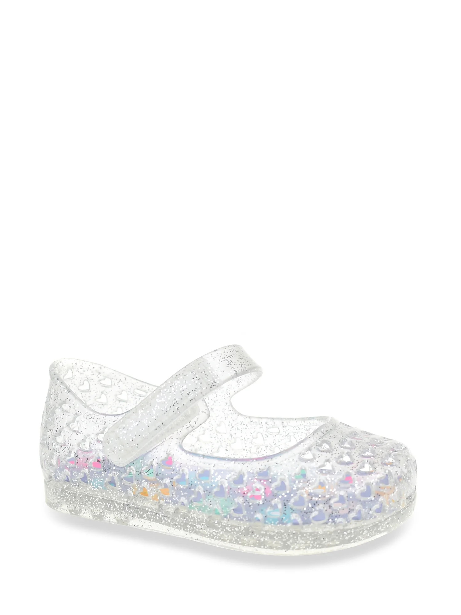 Wonder Nation Baby Girl Mary Jane Jelly Shoes - Walmart.com | Walmart (US)