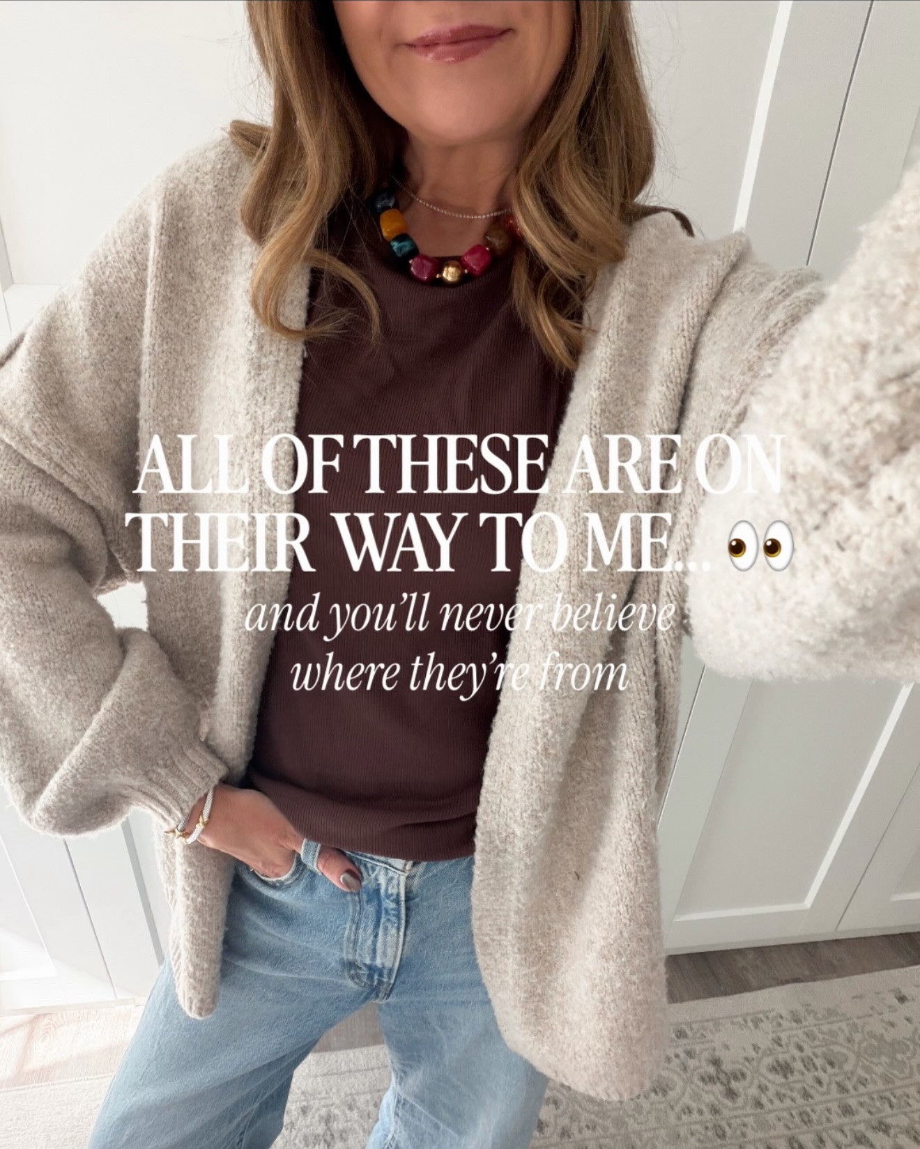 I may have accidentally ordered an entire fall wardrobe… 👀🤎 and you are NEVER going to believe where I found all of this.

The fall new arrivals are SO GOOD right now — think elevated basics, designer-inspired details, cozy fall layers, statement sweaters, cool-girl denim, leopard track pants, luxe-looking shoes and even a dress that looks way more expensive than it is.

Basically everything I want to wear this fall: elevated casual outfits, mom-on-the-go looks, easy everyday outfits, fall date-night pieces + comfortable clothes that still look chic.

And yes… ALL of these are officially on their way to me. 📦😂 Which ones do you want me to try on first?!

#FallFashion #FallOutfits #FallFashionFinds #FallNewArrivals #AffordableFashion

#LTKSeasonal #LTKSaleAlert #LTKOver40