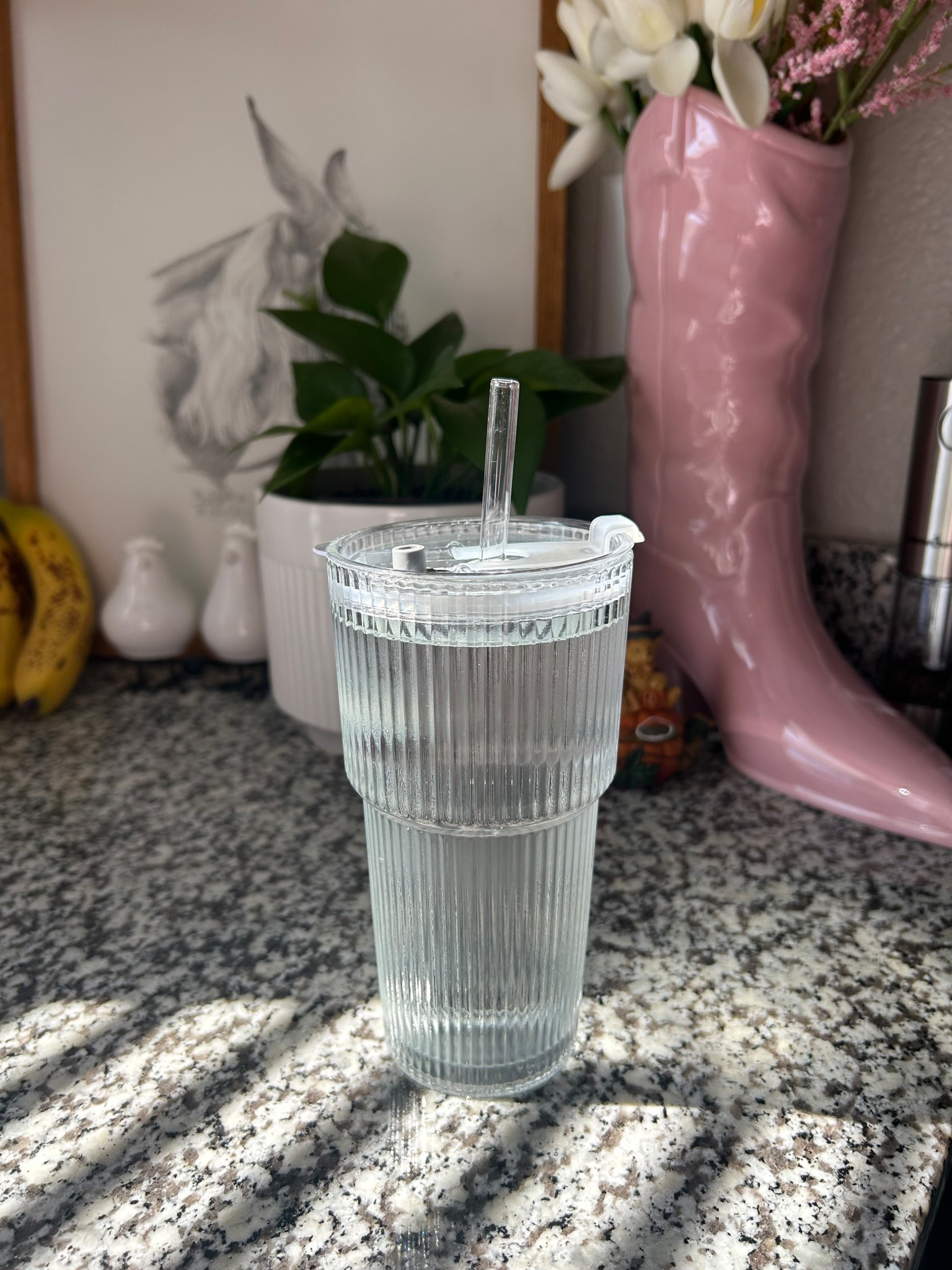 ribbed glass tumbler cups 🫧🤍✨🫶🏻

#LTKActive #LTKHome #LTKFindsUnder50