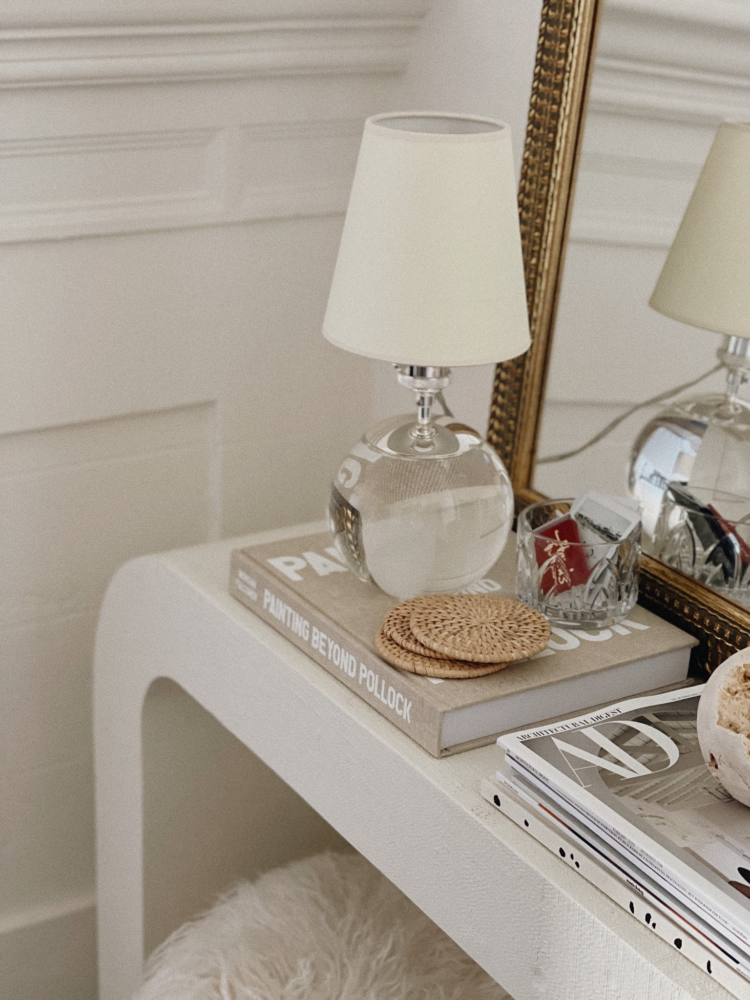 #terrilamp #mcgeeandco #visualcomfort #crystallamp #glasslamp #cb2 #horseshoe #consolestyling 

#LTKhome #LTKsalealert