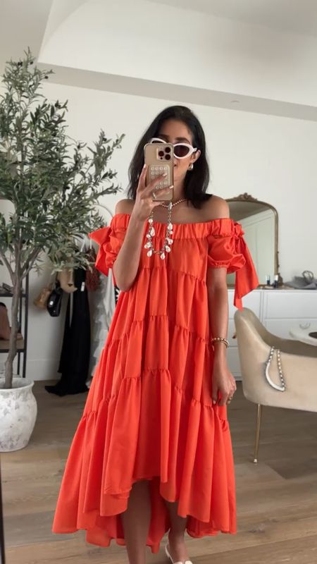 Loving the pop of color! I'm just shy of 5-7" and wearing the size XS. This dress would be perfect for a warm weather vacation or even guest of a wedding #StylinbyAylin #Aylin

#LTKStyleTip #LTKVideo #LTKSeasonal