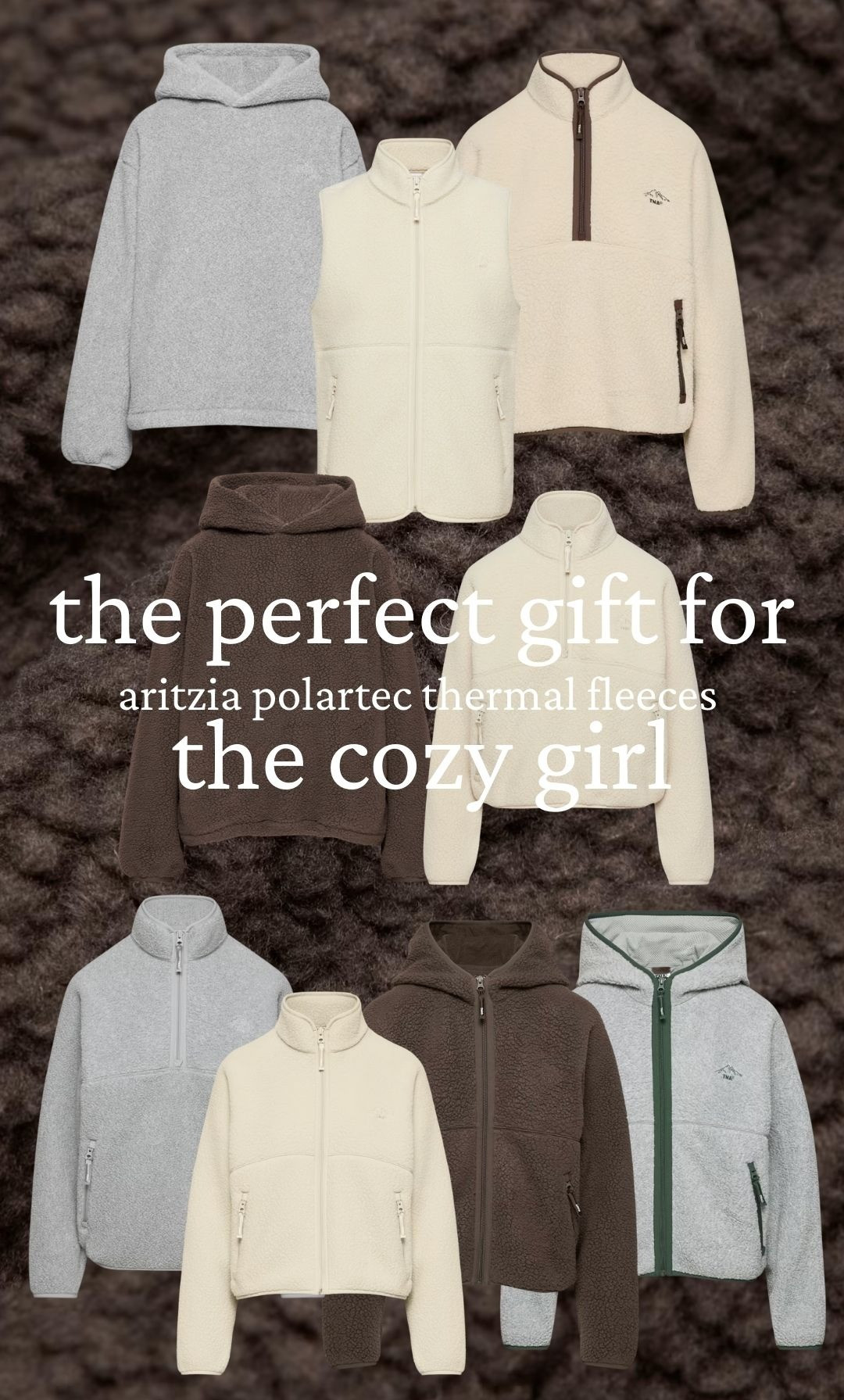 The perfect gift for the cozy girl 🤍
Or… you, as a little treat for the New Year fitness era you’re about to conquer.

Aritzia Polartec thermal fleeces are warm, soft, breathable, and perfect for layering — walks, workouts, errands, or just staying cozy all winter.

Worth the hype, wear-on-repeat kind of piece.

Everything linked on LTK ✨
#cozygirl #newyearreset #aritzia #polartec #cozystaples #winterlayers #neutralstyle #ltkstyle #ltkfinds #cozyfitness #softneutrals #everydaylayers #granolaoutfits #moderncottage 

 #LTKGiftGuide #LTKHoliday #LTKgrwm