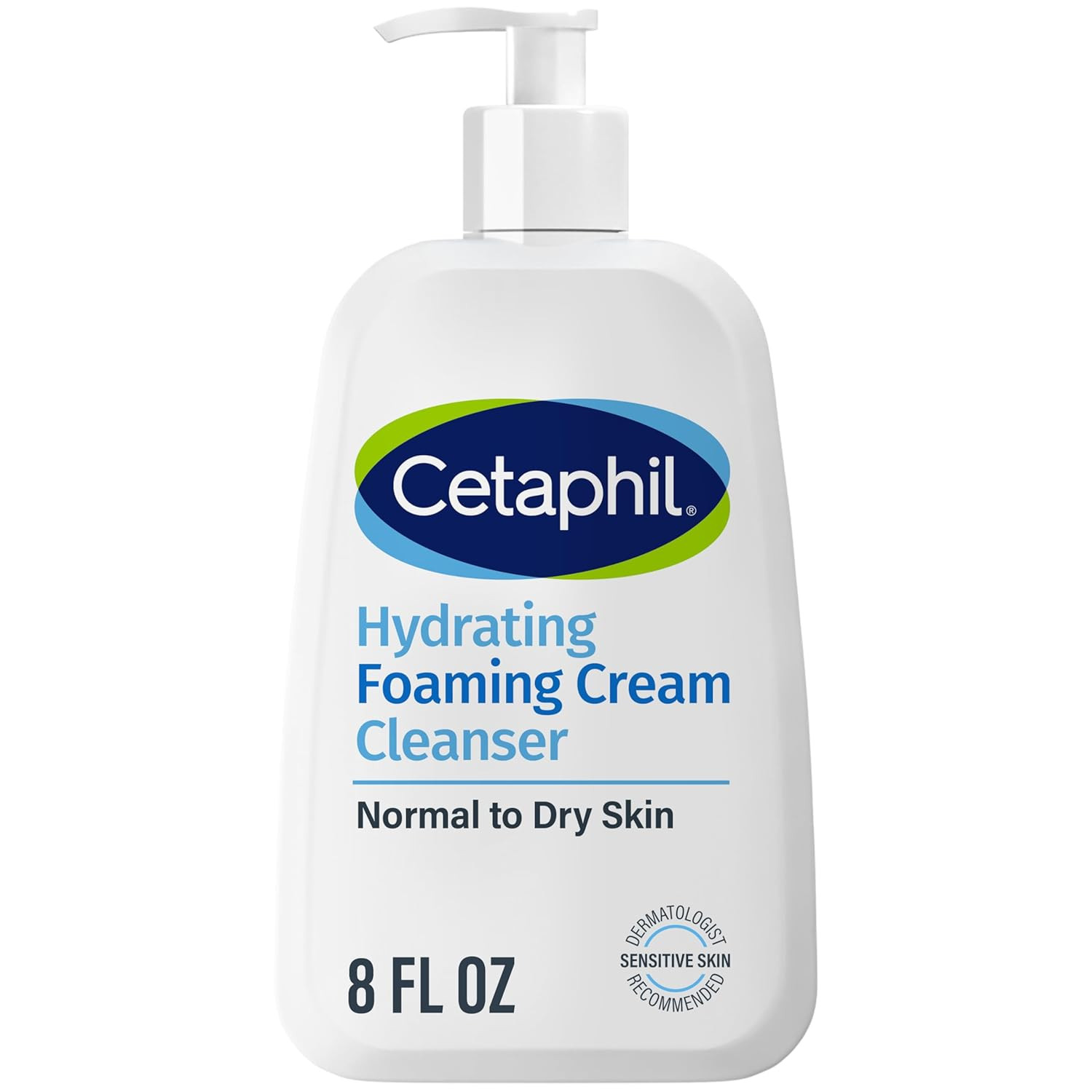 Cetaphil Cream to Foam Face Wash, Hydrating Foaming Cream Cleanser, 8 oz, For Normal to Dry, Sens... | Amazon (US)