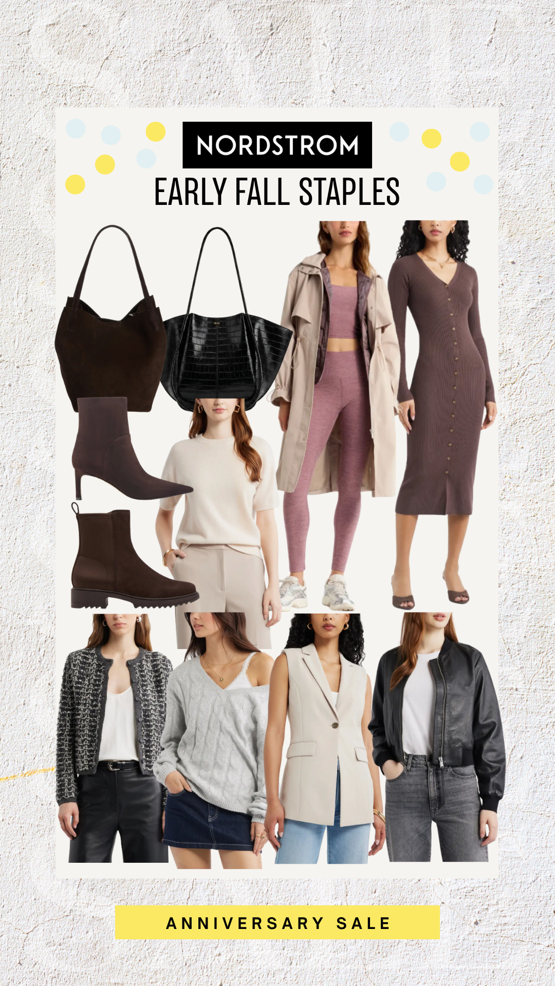 Create effortless early fall looks with cozy knits, chic layers, and timeless Nordstrom Anniversary Sale finds.

early fall style, sweater outfit, transitional outfit, fall layering, neutral staples, ankle boots, casual chic, ribbed knit dress, cozy fall outfit, everyday fall style

#LTKSaleAlert