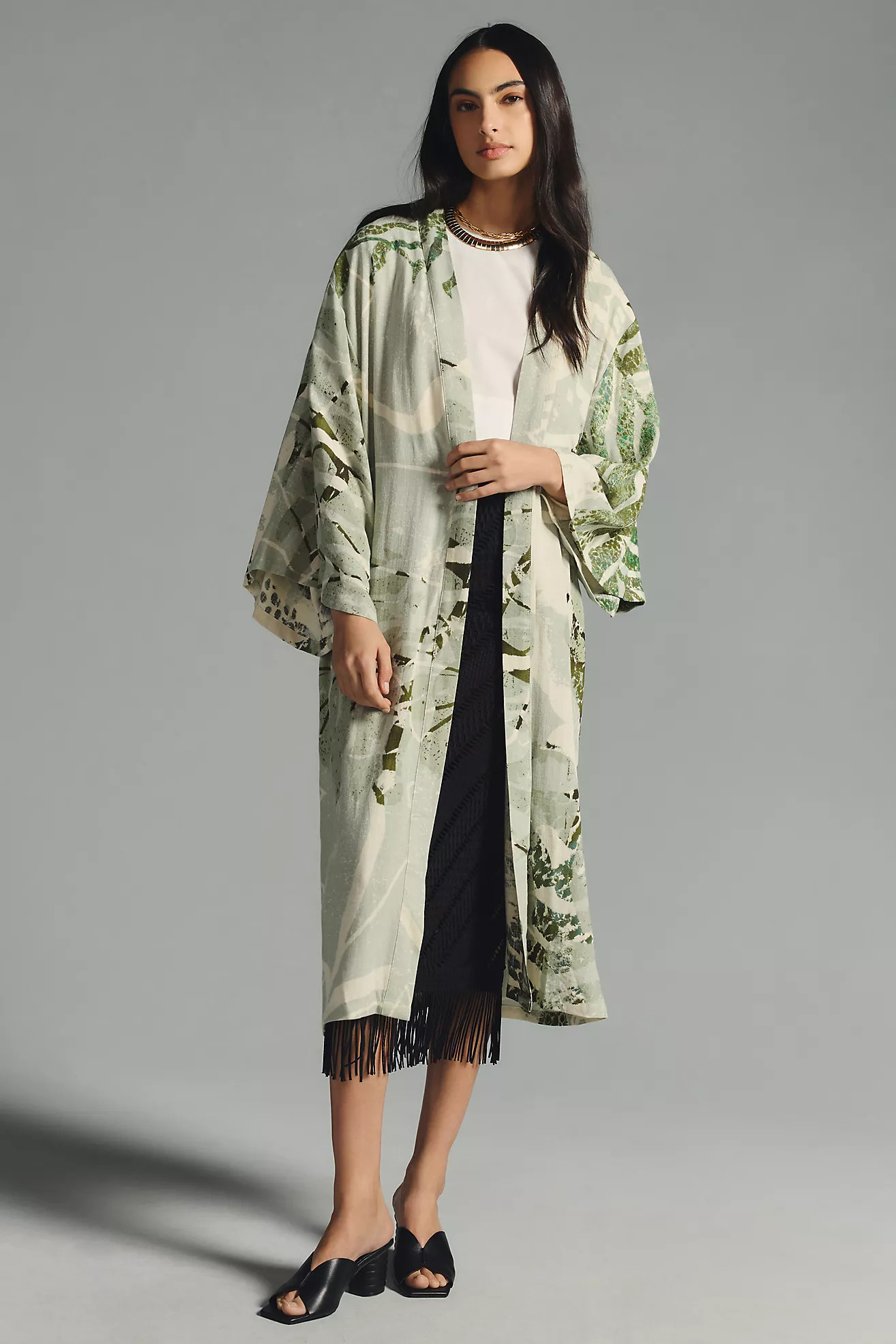 Graphic Kimono | Anthropologie (US)