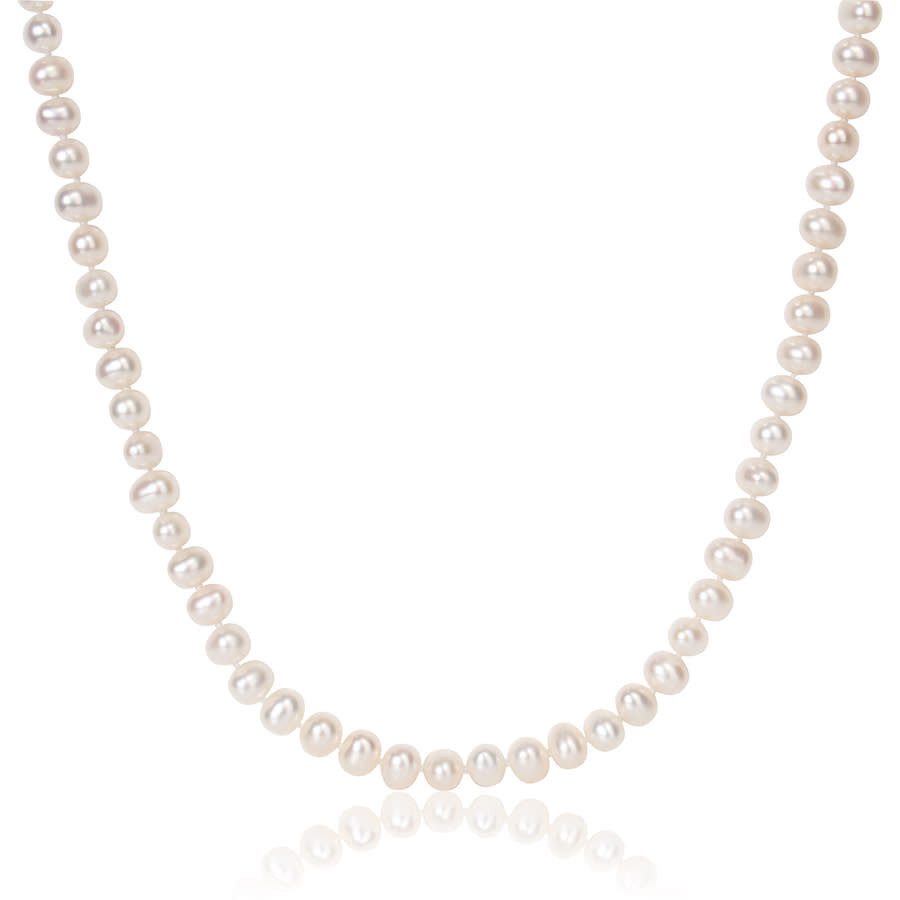 AMOUR 6 - 7 Mm Cultured Freshwater Pearl 20in Strand with Sterling Silver Ball Clasp | Jomashop.com & JomaDeals.com