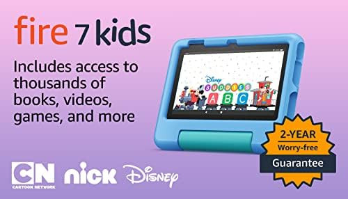 Amazon Fire 7 Kids tablet, ages 3-7. Top-selling 7" kids tablet on Amazon - 2022. Set time limits... | Amazon (US)