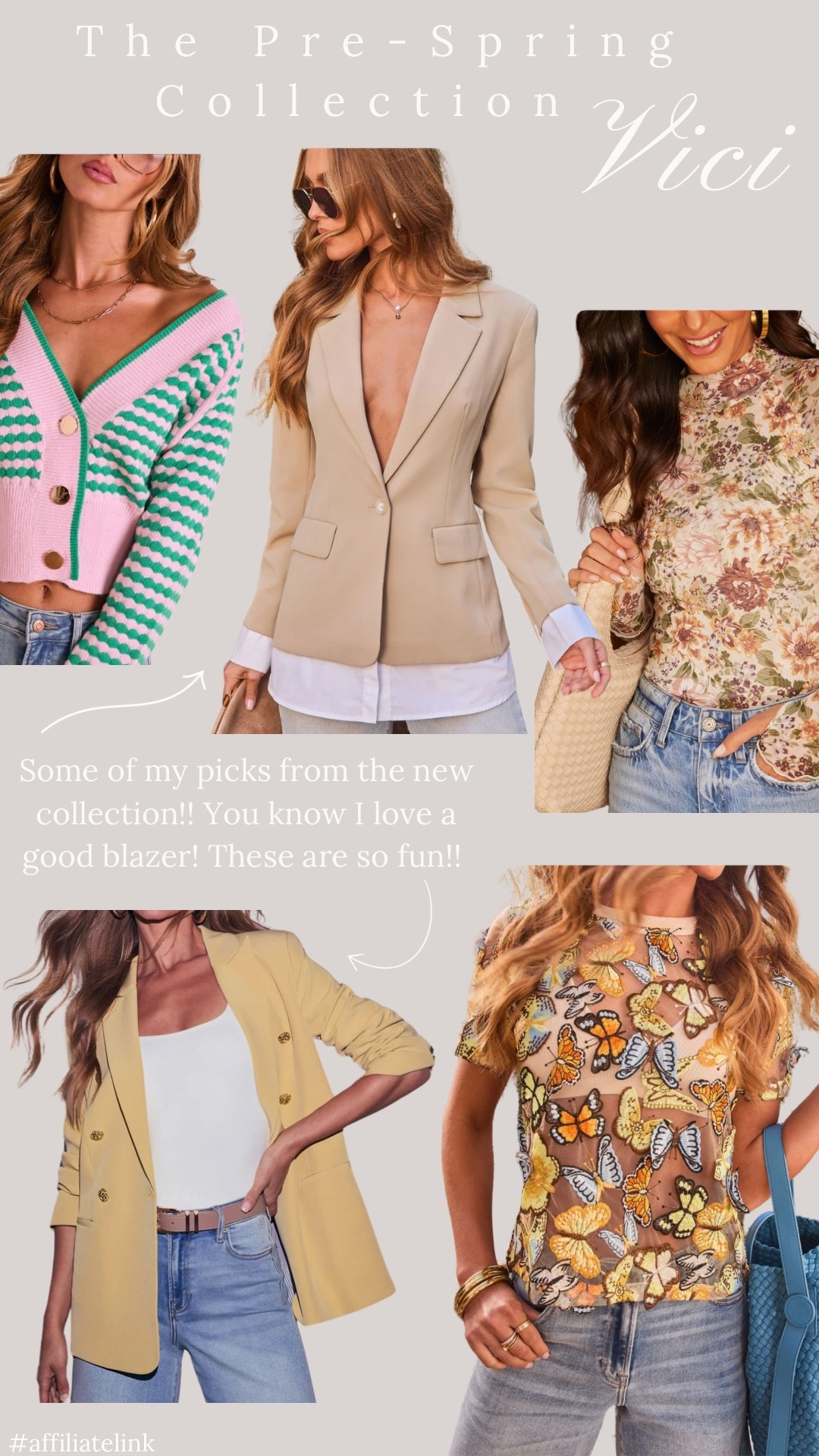 The new Pre-Spring drop from Vici is here!!! And there are so many fun pieces!!!! 🌸 Here are some of my picks!!! Use my code REBEKAH35 at checkout!! 

#springoutfit #outfitinspo #flowertop #valentinesoutfit#datenight #blazer #springtops #cardigan #vici 

#LTKSeasonal #LTKootd