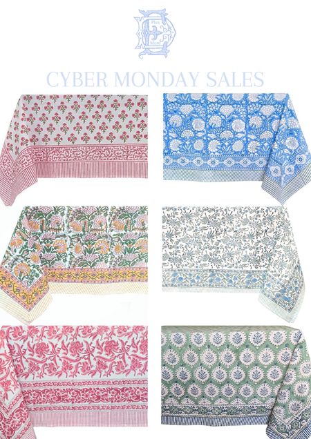Block print tablecloths on sale!!! Cyber Monday sale!



#LTKHoliday #LTKCyberweek #LTKsalealert