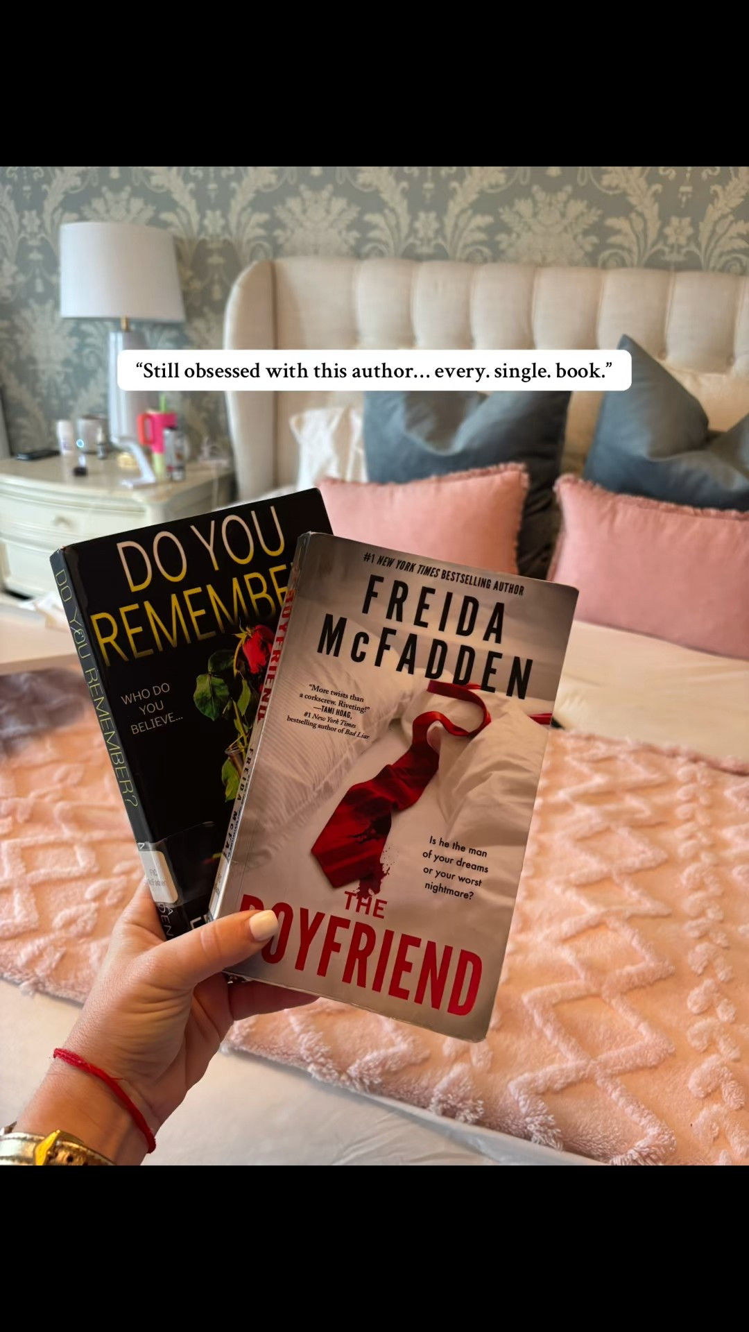 My Freida McFadden era is never ending 😂📚 Linking the books below because I know you’re all going to ask!

#BookTok #FreidaMcFadden #ThrillerBooks #TheBoyfriend #DoYouRemember #TheHousemaid #ReadingList #BookObsessed #BookRecommendations #AmazonBookFinds #TikTokMadeMeReadIt #BookCommunity #MomsWhoRead #CozyReads #FYP #linksinbio

#LTKGiftGuide #LTKHoliday #LTKOver40