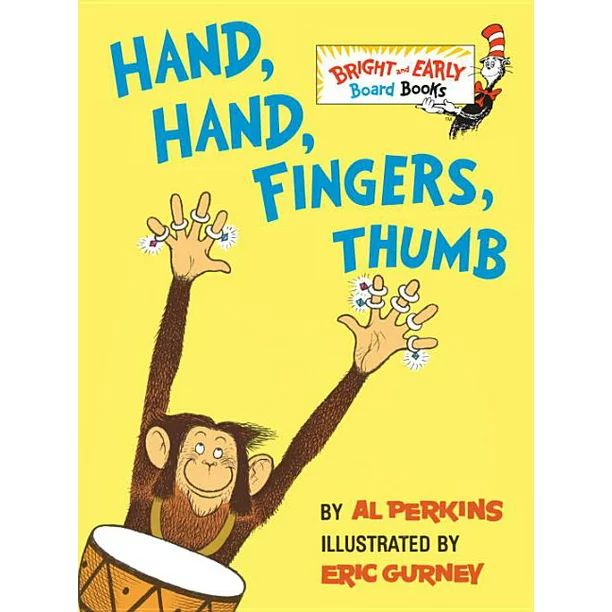 Bright & Early Board Books(tm): Hand, Hand, Fingers, Thumb (Board book) | Walmart (US)