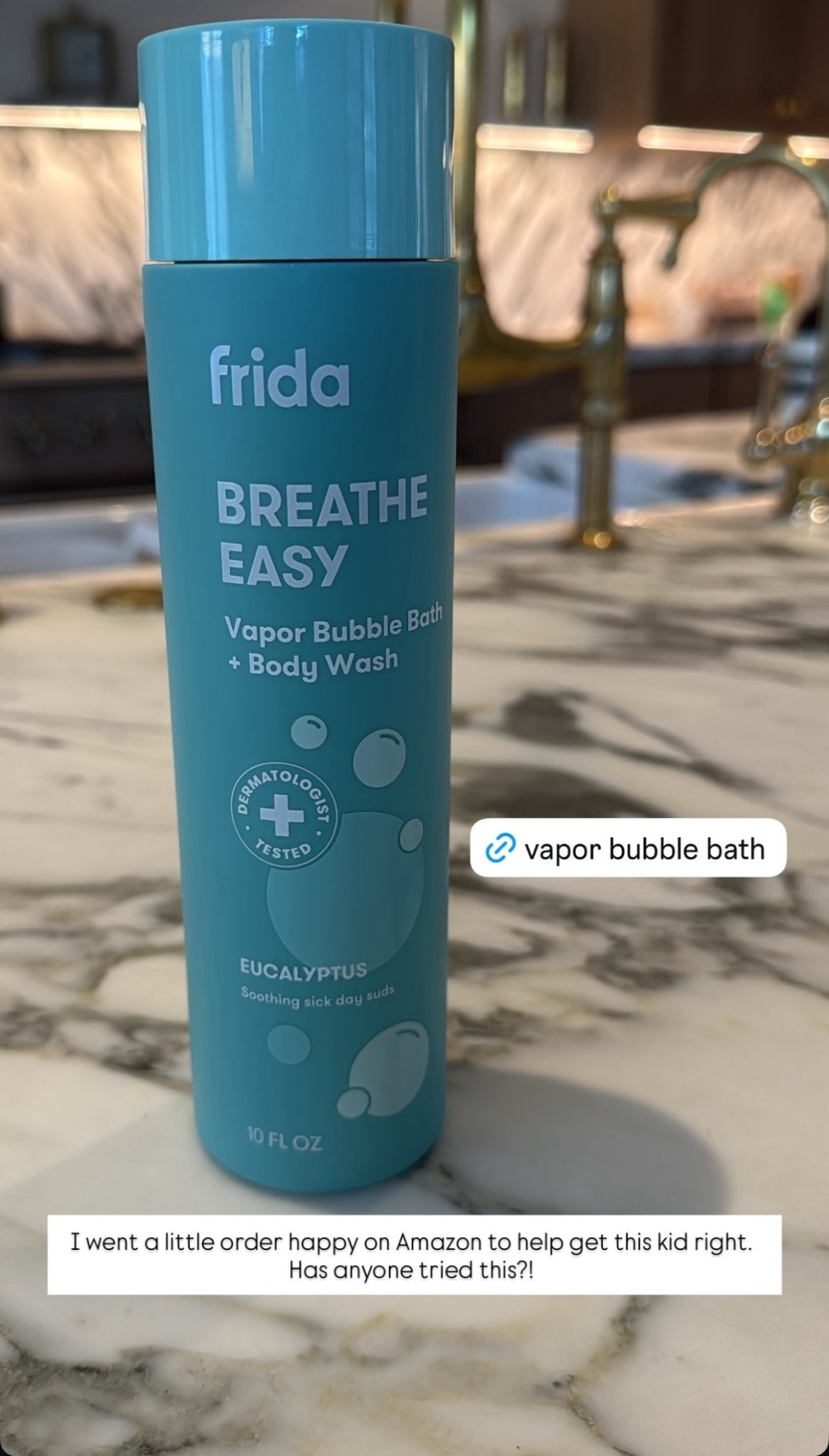 Trying the Frida Breathe Easy Vapor Bubble Bath + Body Wash to see if it’ll help with Brooks’ cold!

#LTKFindsUnder50 #LTKBaby #LTKKids