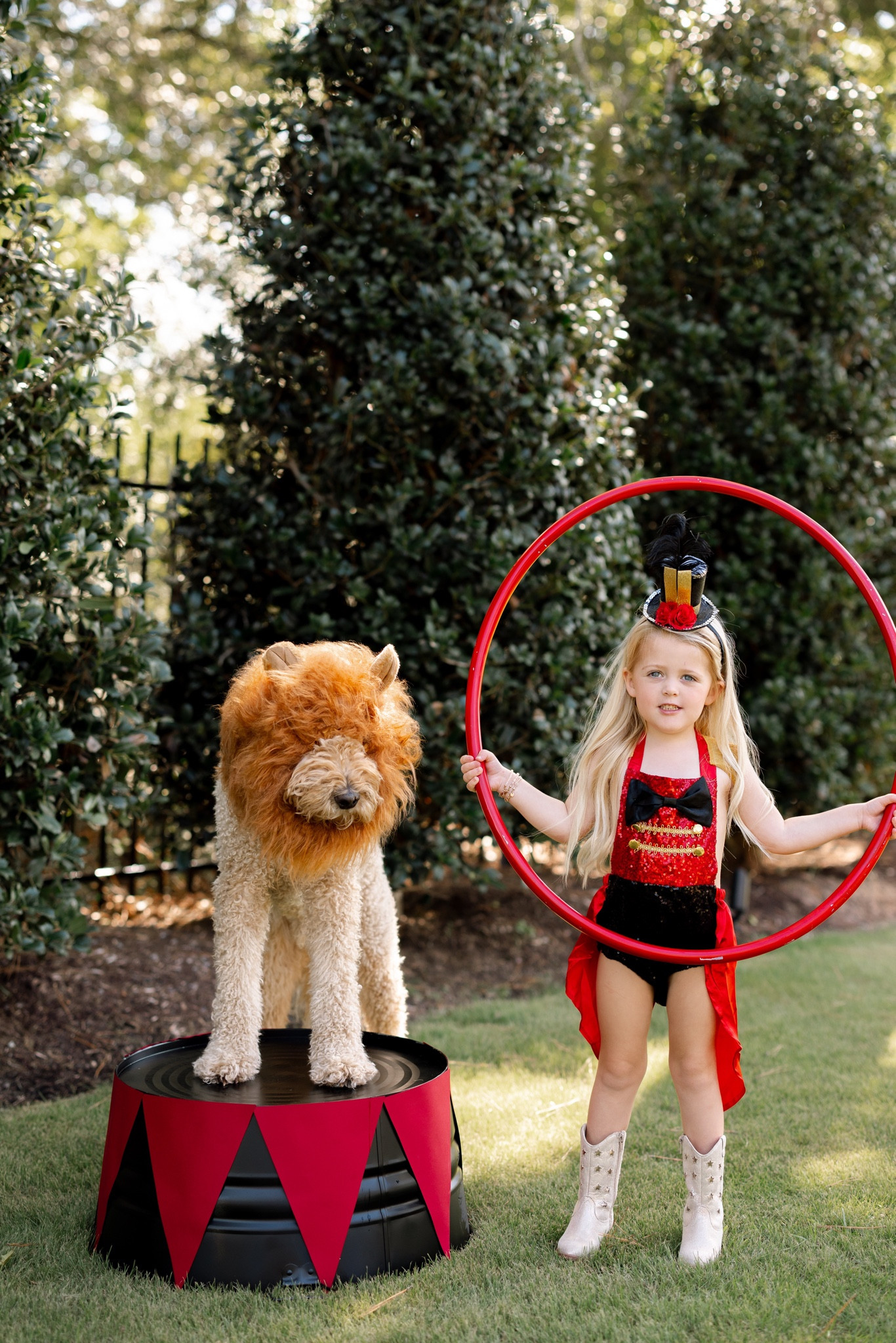 THIS IS THE GREATEST SHOW! ♥️🎪🦁🎩 a lion & his tamer… such an iconic duo. I got both their outfits from @walmart for under $30! #walmartpartner #walmartpet 

pet costume, toddler costume, halloween costume, greatest showman, easy costumes, matching costume, walmart find 

#LTKfamily #LTKSeasonal #LTKHalloween