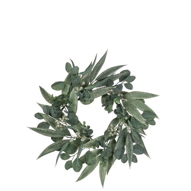 Sullivans Artificial California Eucalyptus Wreath 19"H Green | Walmart (US)