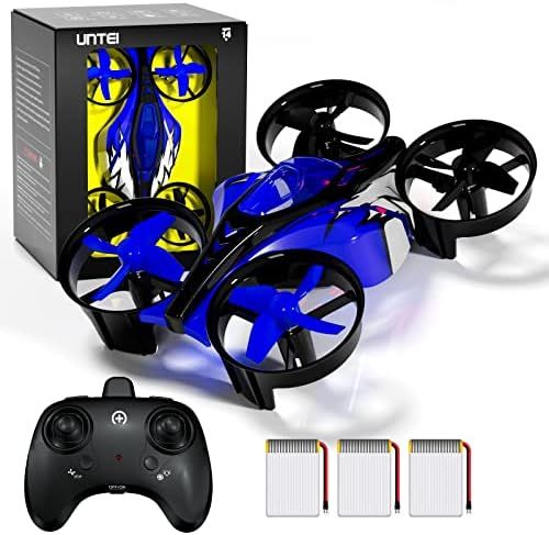 UNTEI 2 In 1 Mini Drone for Kids Remote Control Drone with Land Mode or Fly Mode, LED Lights,Auto... | Amazon (US)