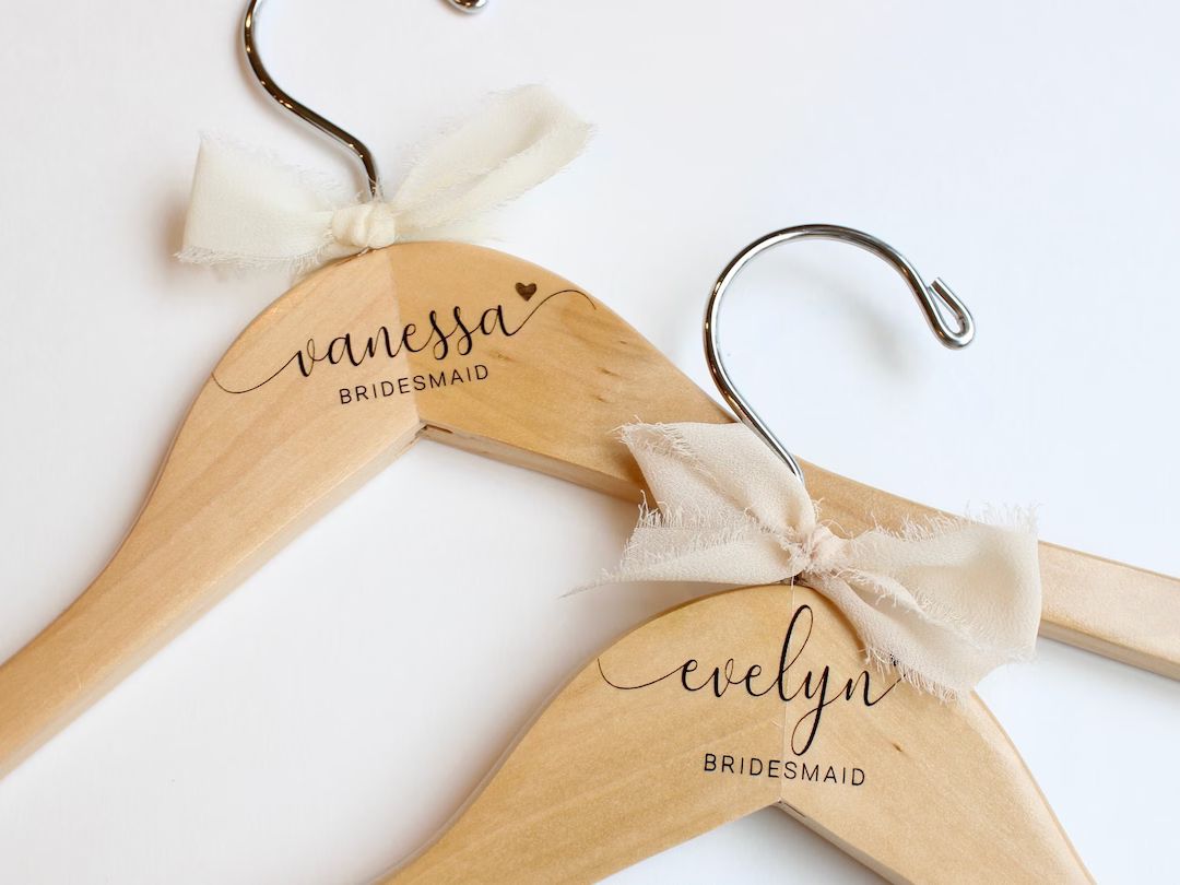 Bridesmaid Hangers Personalized Bridesmaid Gifts Hangers - Etsy | Etsy (US)