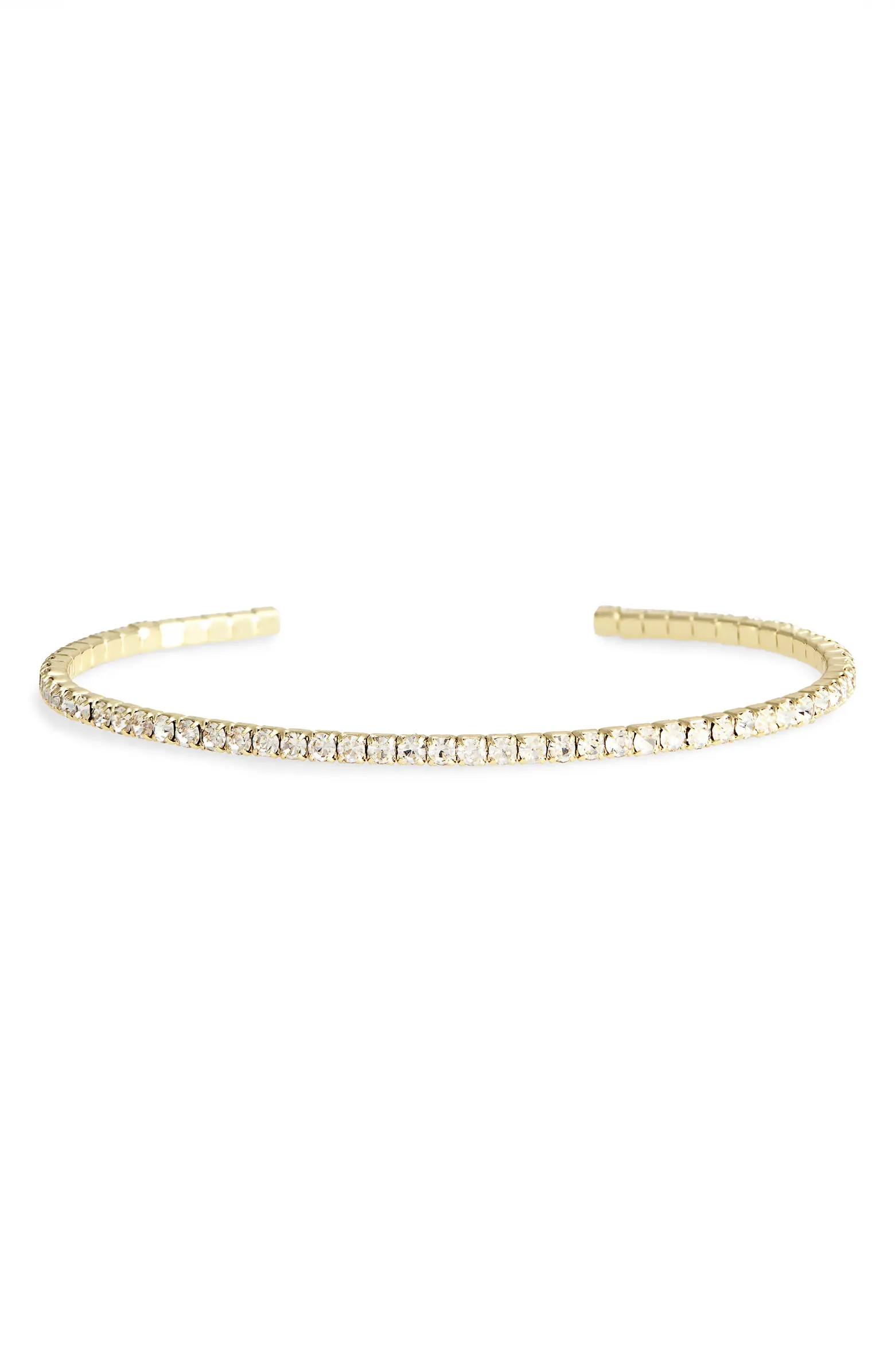 Angelina Crystal Cuff Bracelet | Nordstrom