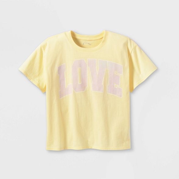 Girls' Boxy Short Sleeve Graphic T-Shirt - art class™ | Target