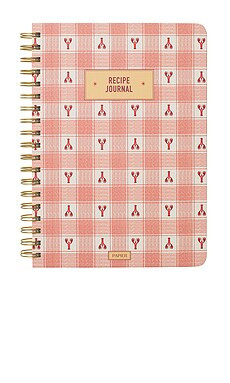 Papier Lobster Gingham Spiral Recipe Journal from Revolve.com | Revolve Clothing (Global)