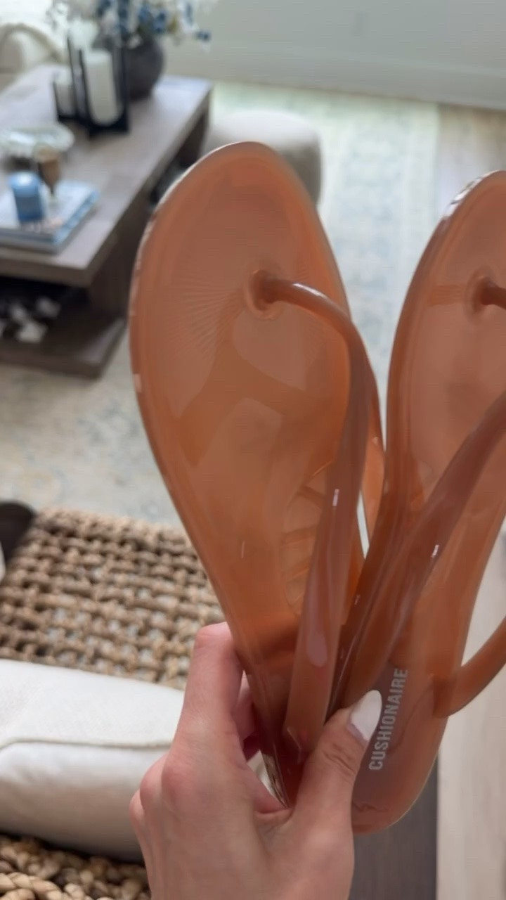 These are the sandals I keep reaching for all summer. The cushioned sole makes them incredibly comfortable for all day wear, and the neutral jelly finish goes with everything from swimsuits to linen pants and casual dresses.

Jelly sandals, Summer sandals, Comfortable shoes, Beach vacation style, Resort wear, Neutral accessories, Everyday sandals, Warm weather essentials, Travel outfit ideas, Casual chic style, Summer fashion finds, Cushionaire sandals, annabrstyle

#LTKOver40 #LTKSeasonal #LTKTravel