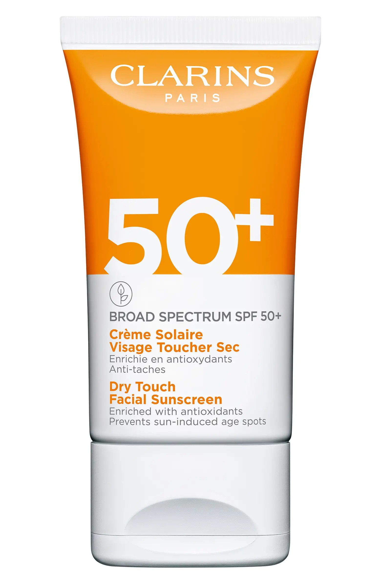 Clarins Dry Touch Face Sunscreen Broad Spectrum SPF 50+ | Nordstrom | Nordstrom