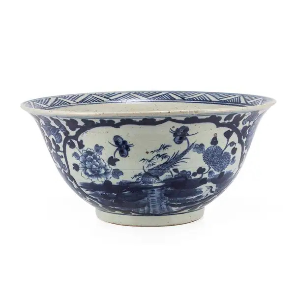 Dynasty Bowl Bird Floral Medallion Motif | Bed Bath & Beyond