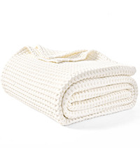 PHF Ultra Soft Waffle Weave Blanket Queen Size 90"x 90"- Washed Lightweight Breathable Cozy Woven... | Amazon (US)