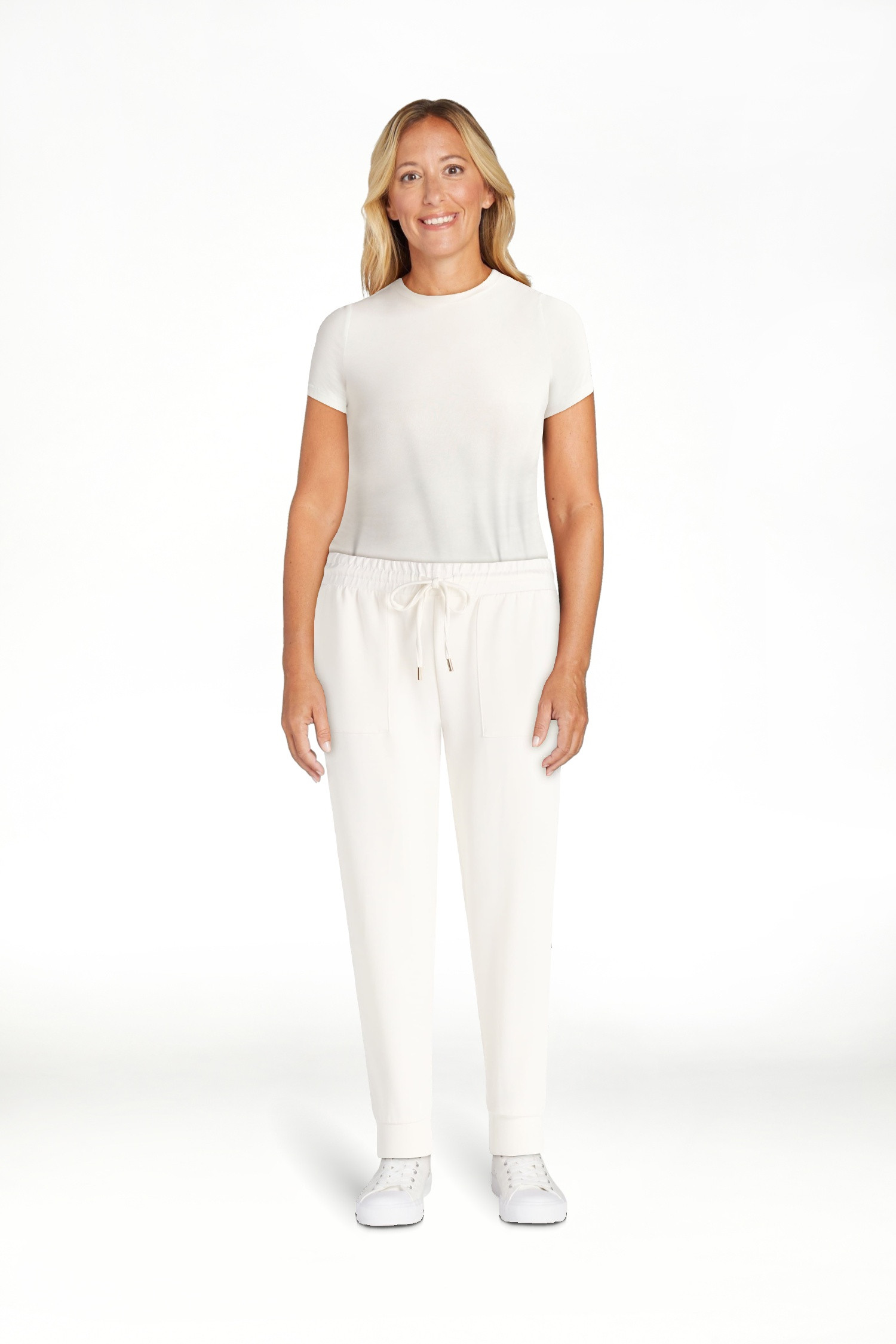 Scoop Women's and Women's Plus New Scubaknit Jogger Pants, Sizes XS-4X | Walmart (US)