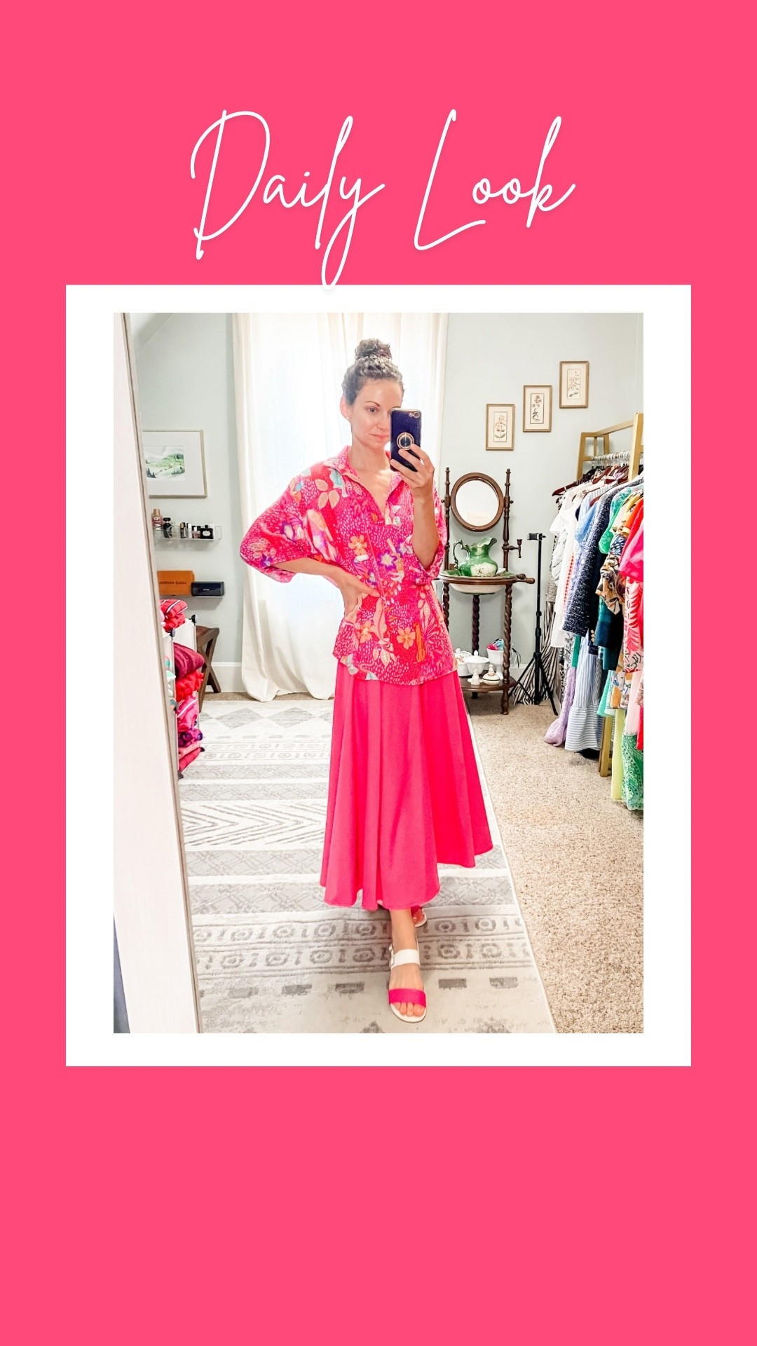 All pink outfit for summer!
Petite outfit. Modest outfit. Colorful outfit  

#LTKOver40 #LTKStyleTip #LTKPetite